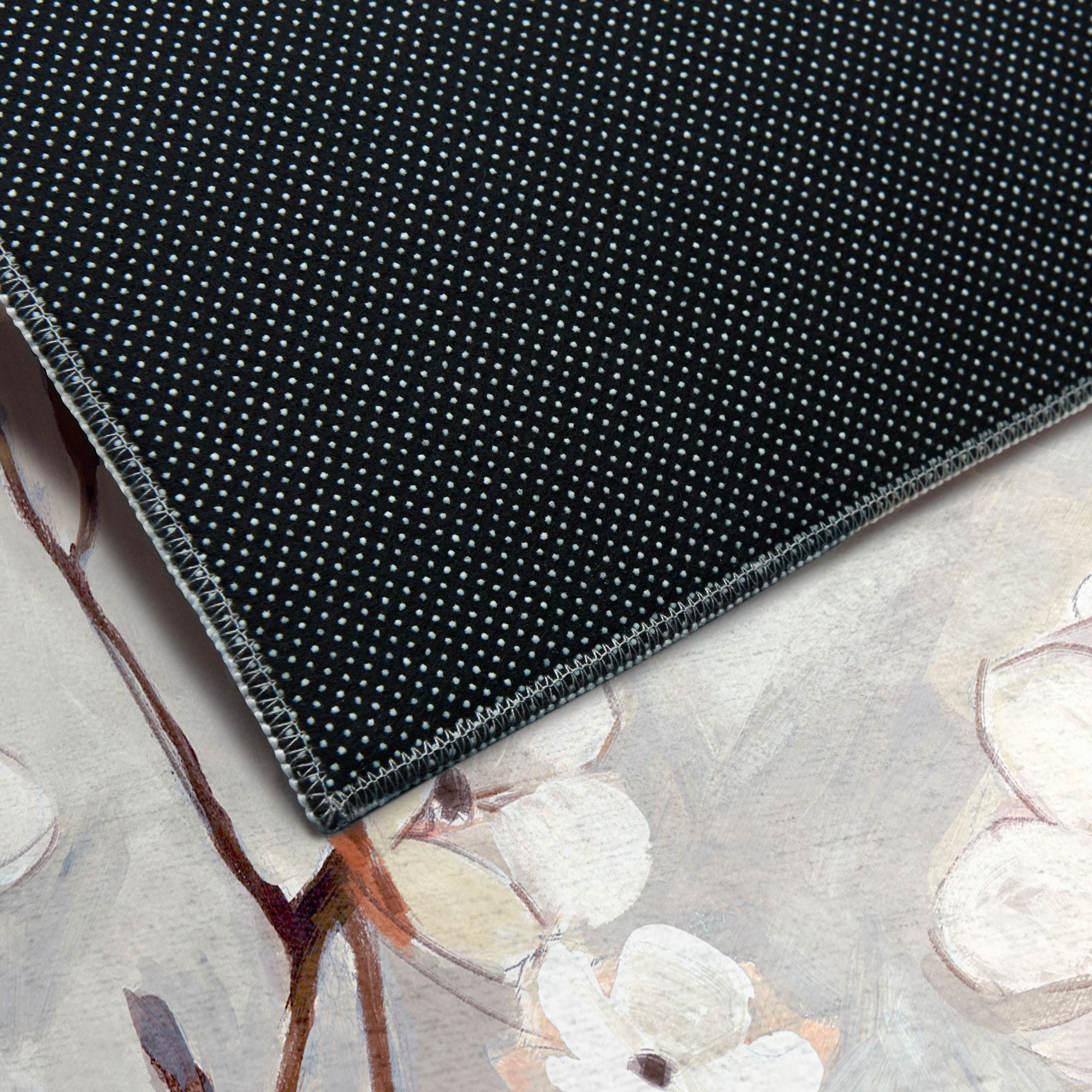 Image 4 Blossoming Up II Washable Flowers Art Area Rug size 8'x10' more views