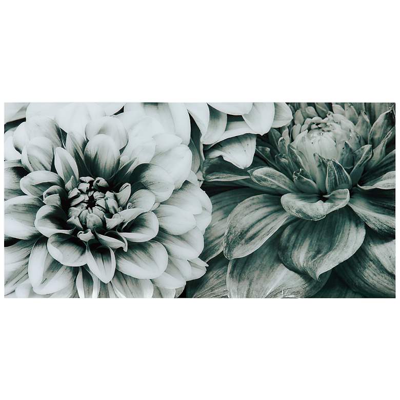 Image 2 Blossoms 74 1/2" Wide Free Floating Tempered Glass Wall Art