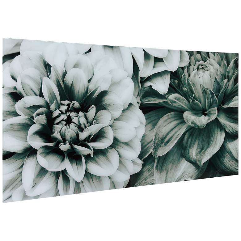 Image 4 Blossoms 74 1/2" Wide Free Floating Tempered Glass Wall Art more views