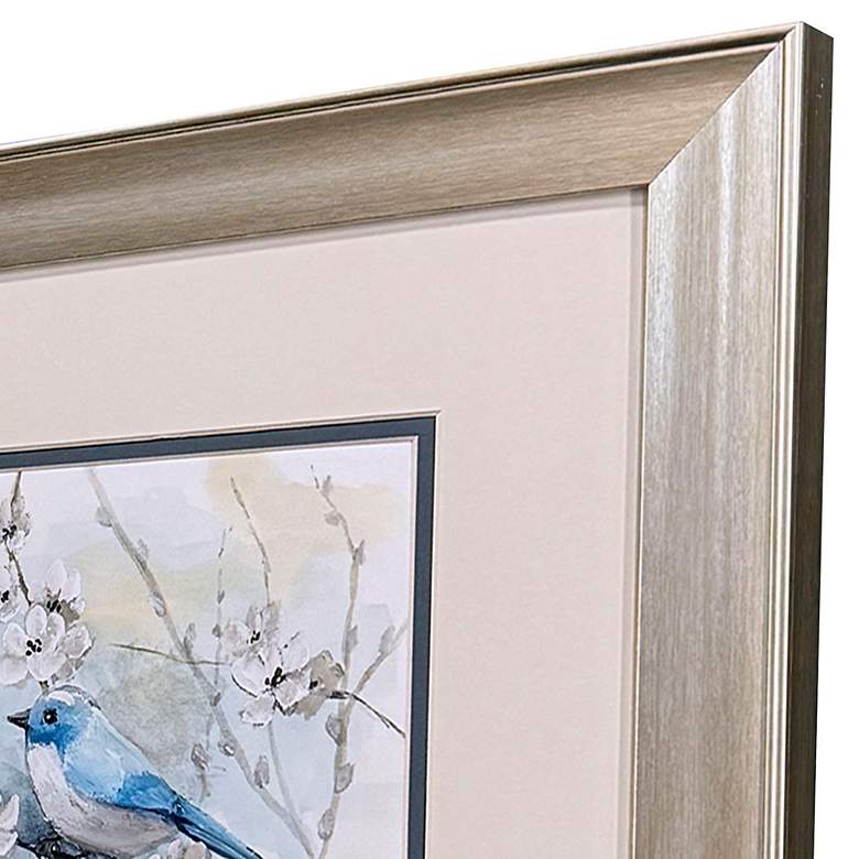 Image 3 Blossoms & Bluebird 16"W x 18"H Traditional Framed Art Set of 2 more views