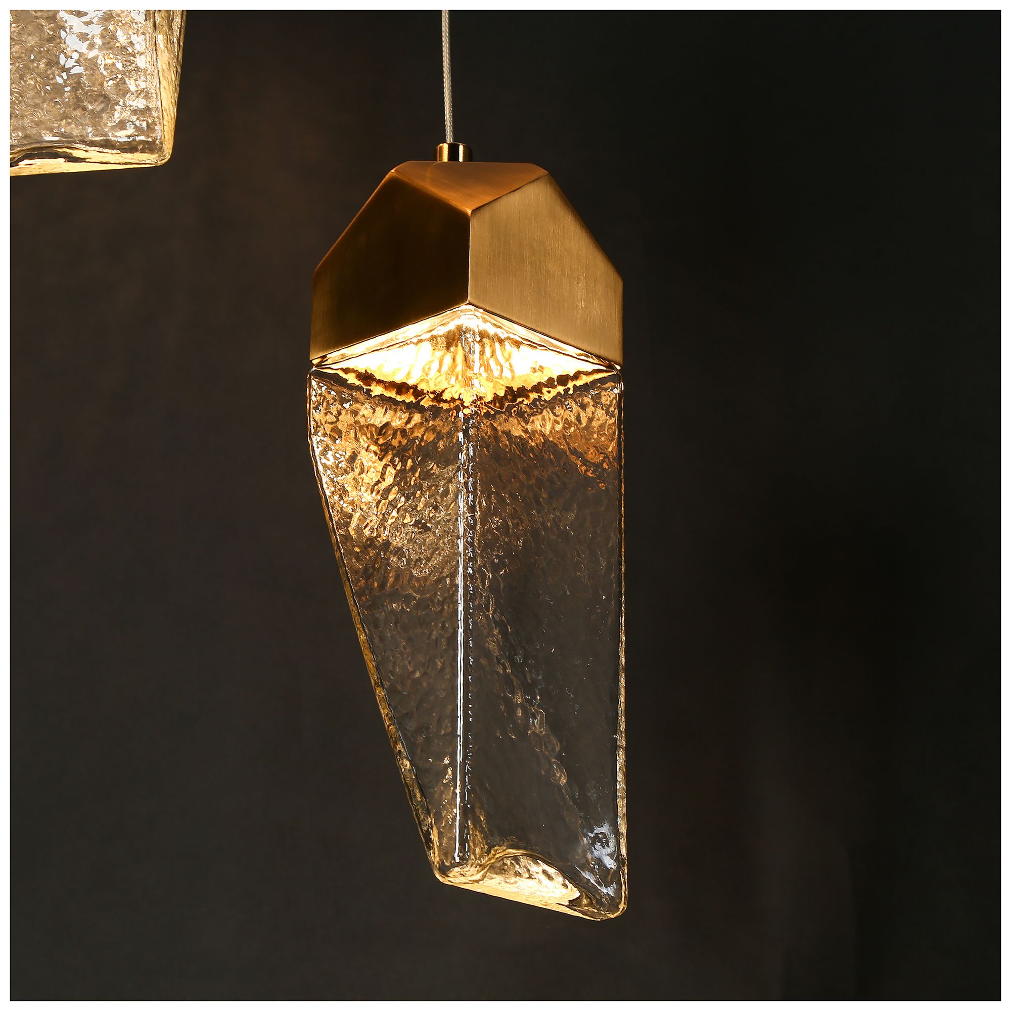 Image 4 Blostro 3-Light LED Glass Island Pendant more views