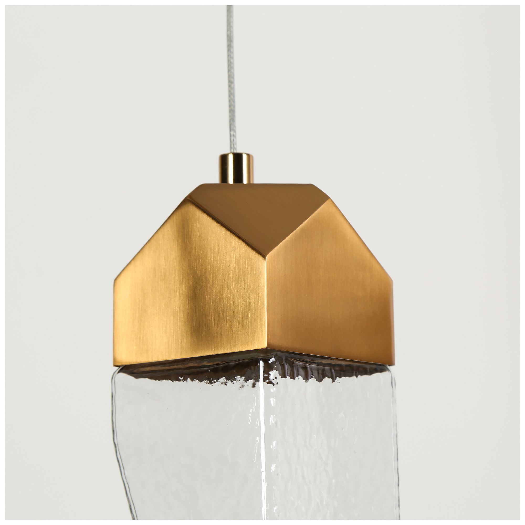 Image 5 Blostro 3-Light LED Glass Island Pendant more views