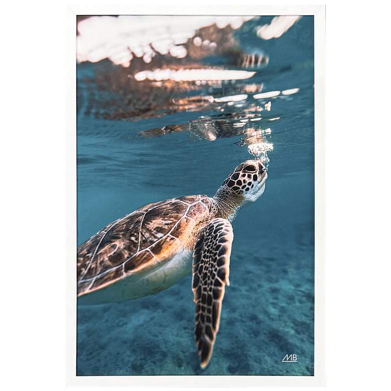 Image 1 Blowing Bubbles 29"W x 42"H Framed Wall Art