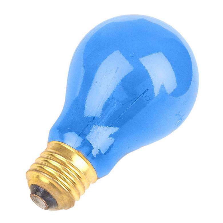 Image 1 Blue 25 Watt Party Light Bulb by Satco