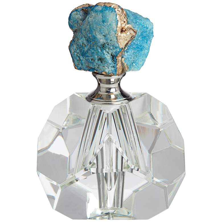 Image 2 Blue Agate Crystal Decorative Perfume Bottle