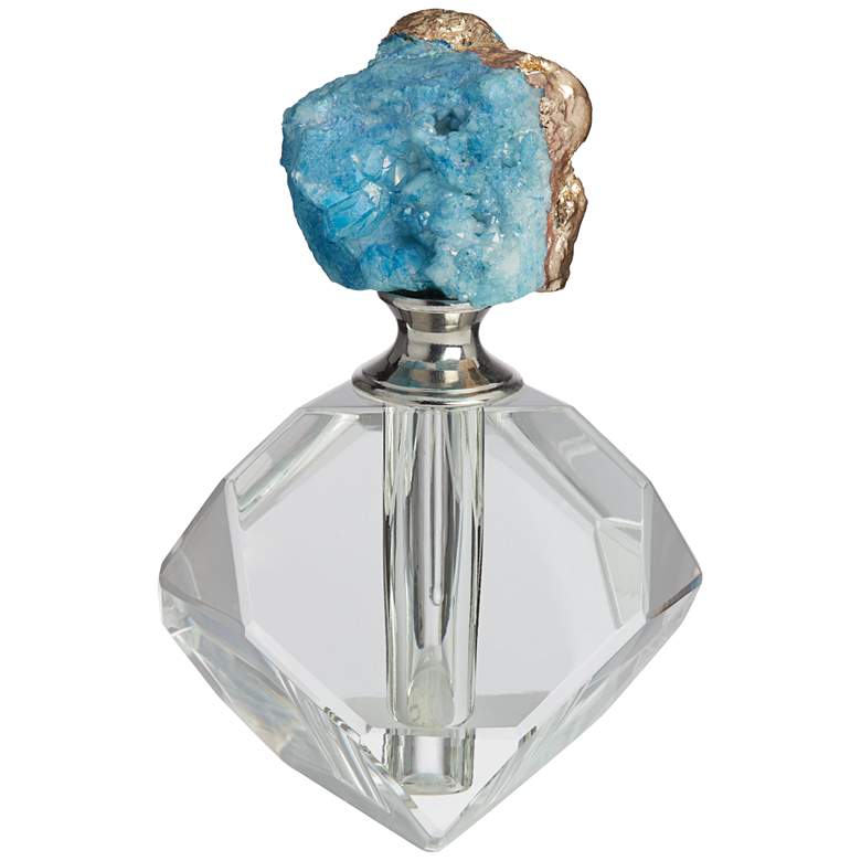 Image 5 Blue Agate Crystal Decorative Perfume Bottle more views
