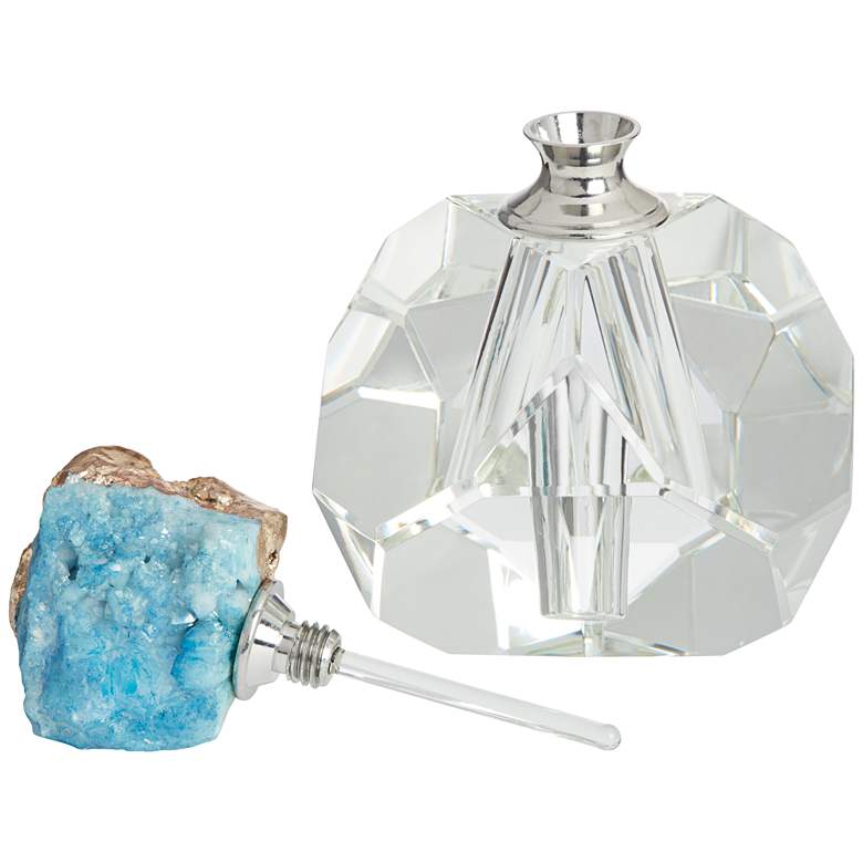 Image 6 Blue Agate Crystal Decorative Perfume Bottle more views