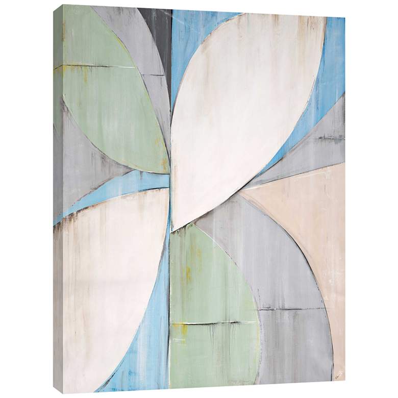 Image 1 Blue and Gray Patterns 40 inch High Canvas Wall Art