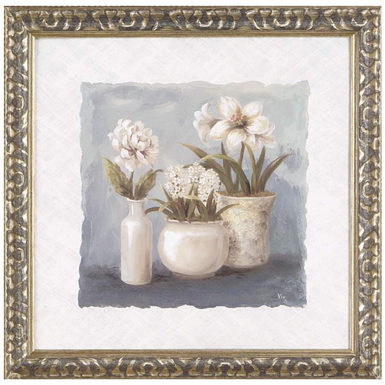 Image 1 Blue and White Collection II 19" Square Wall Art