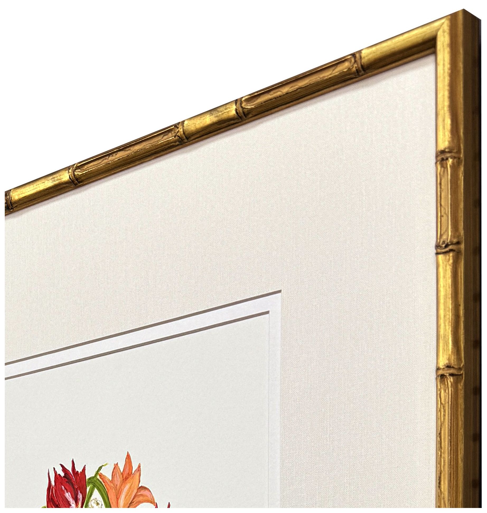 Image 3 Blue and White I 21"W x 27"H Framed Art Set of 2 more views