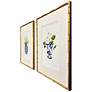 2_Blue and White II 21"W x 27"H Framed Art Set of 2 more views