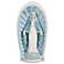 Blue and White Madonna 31" High Statue Garden Accent