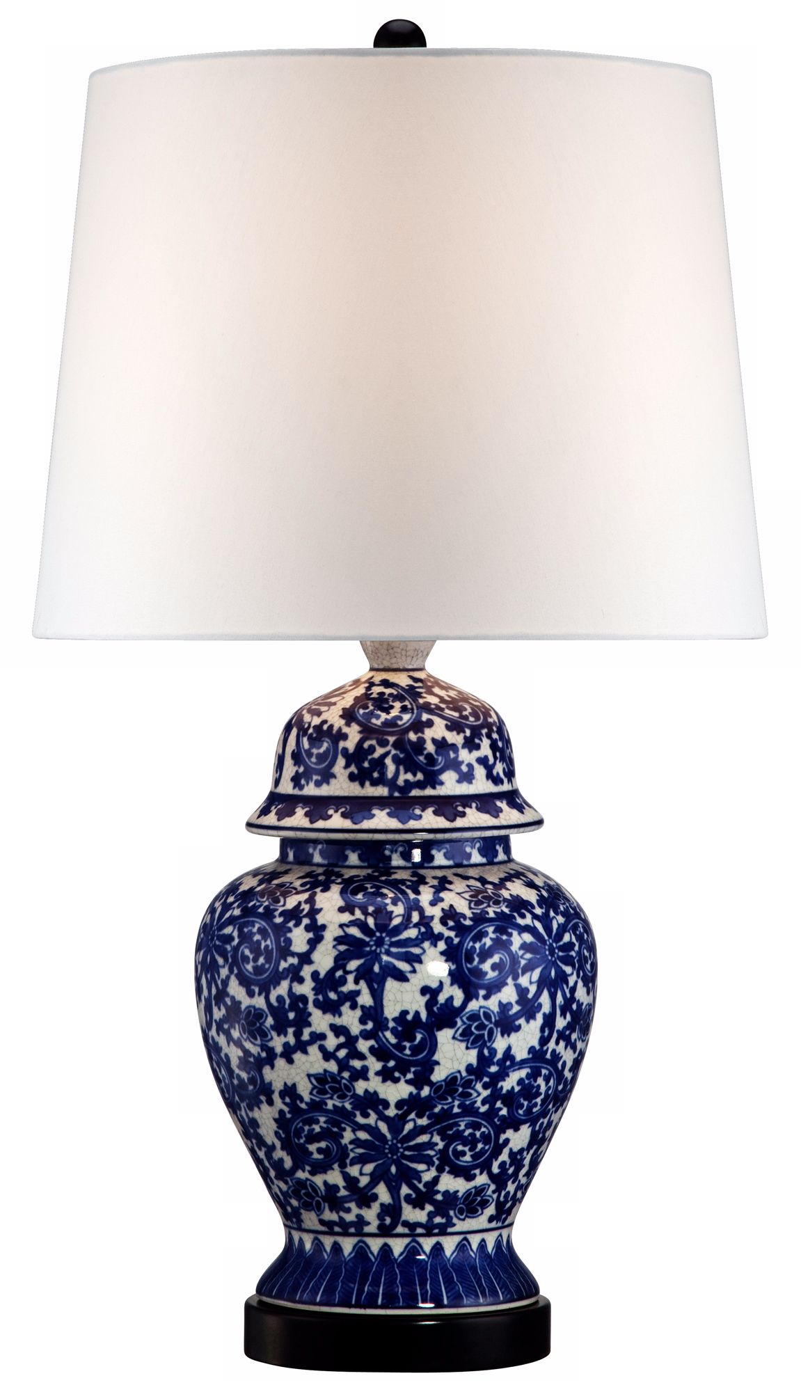 blue ginger jar lamps