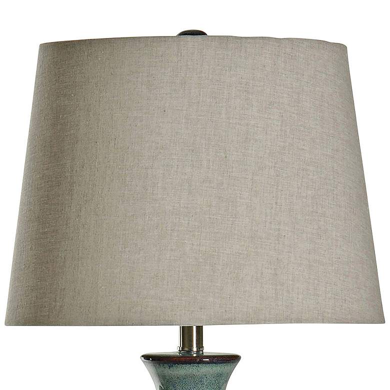 Image 2 Blue Bay Starfish 29" Tropical Coastal Ceramic Table Lamp more views