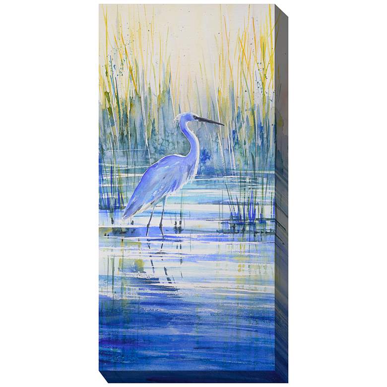 Image 1 Blue Beauty 48 inch High All-Weather Outdoor Canvas Wall Art