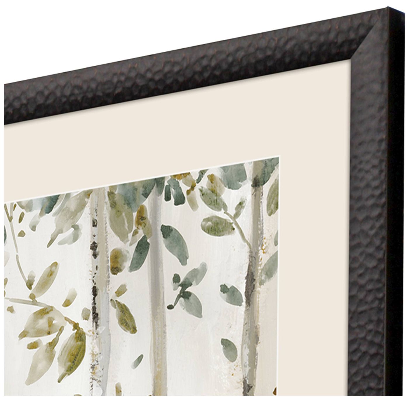 Image 3 Blue Birch Serenade III 33"W x 47"H Framed Art more views