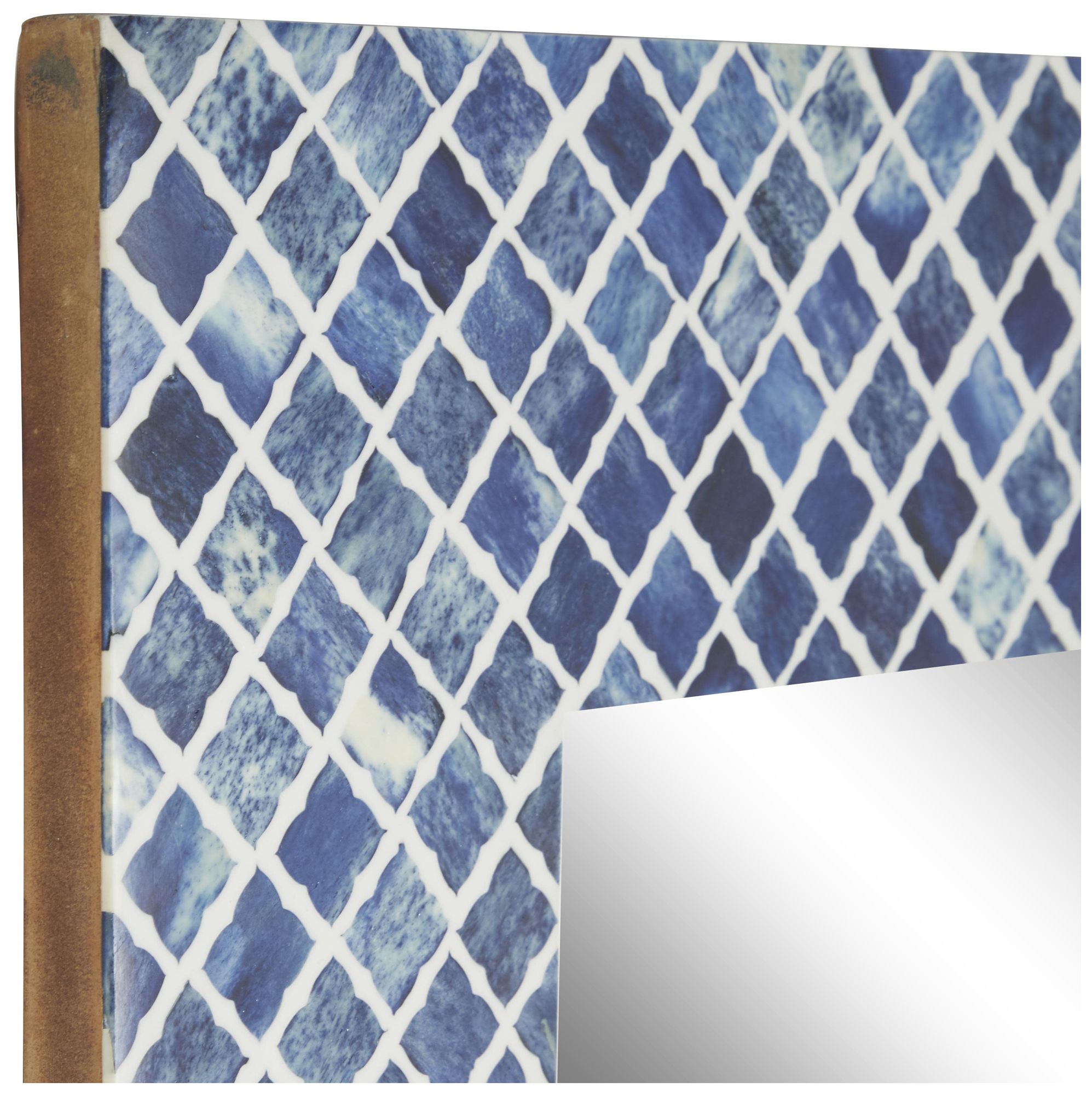 Image 3 Blue Bone Contemporary Wall Mirror, 26" x 1" x 36" more views