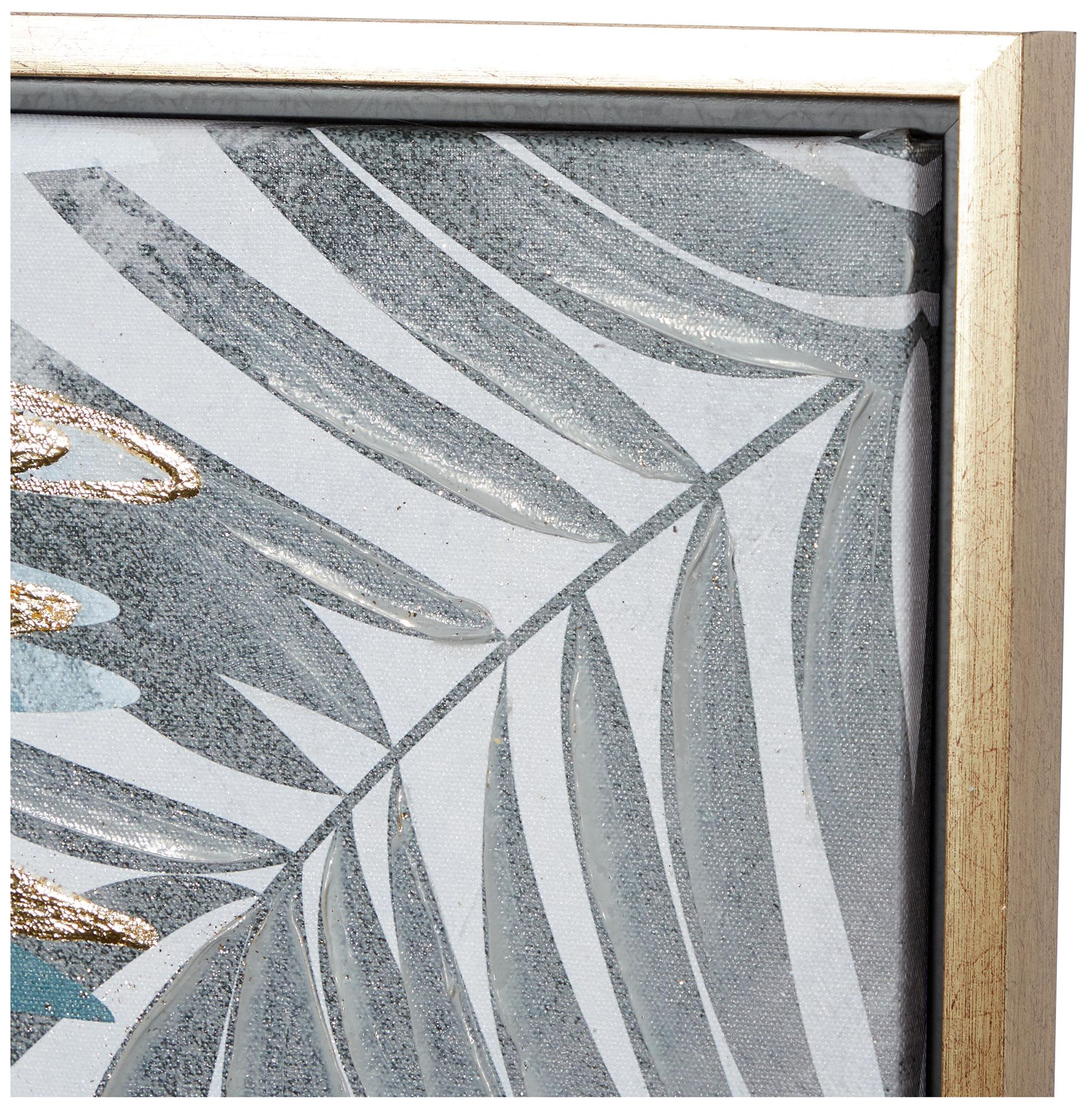 Image 4 Blue Canvas Coastal Framed Wall Art, 32" x 1" x 32" more views