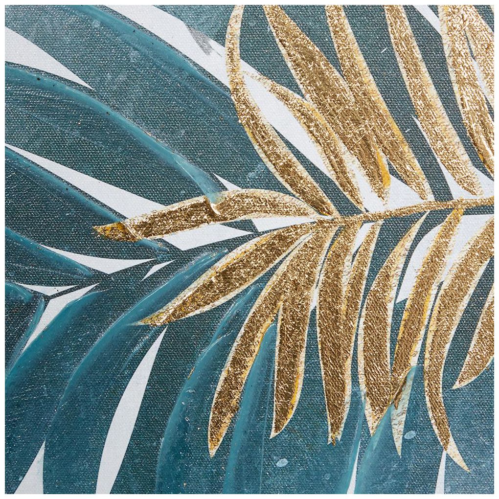 Blue Canvas Coastal Framed Wall Art, 32" x 1" x 32"