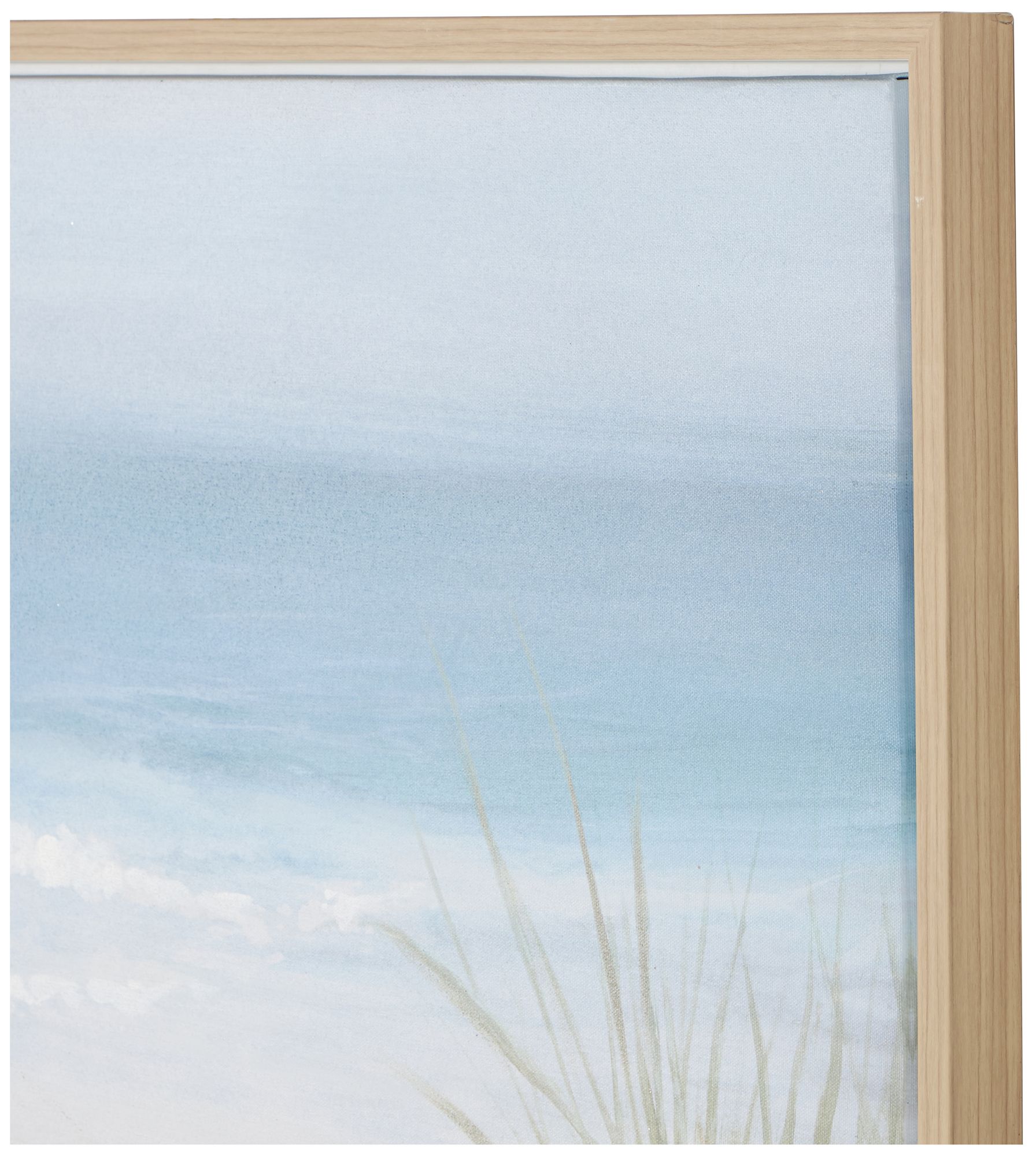 Image 4 Blue Canvas Coastal Framed Wall Art, 55" x 2" x 28" more views