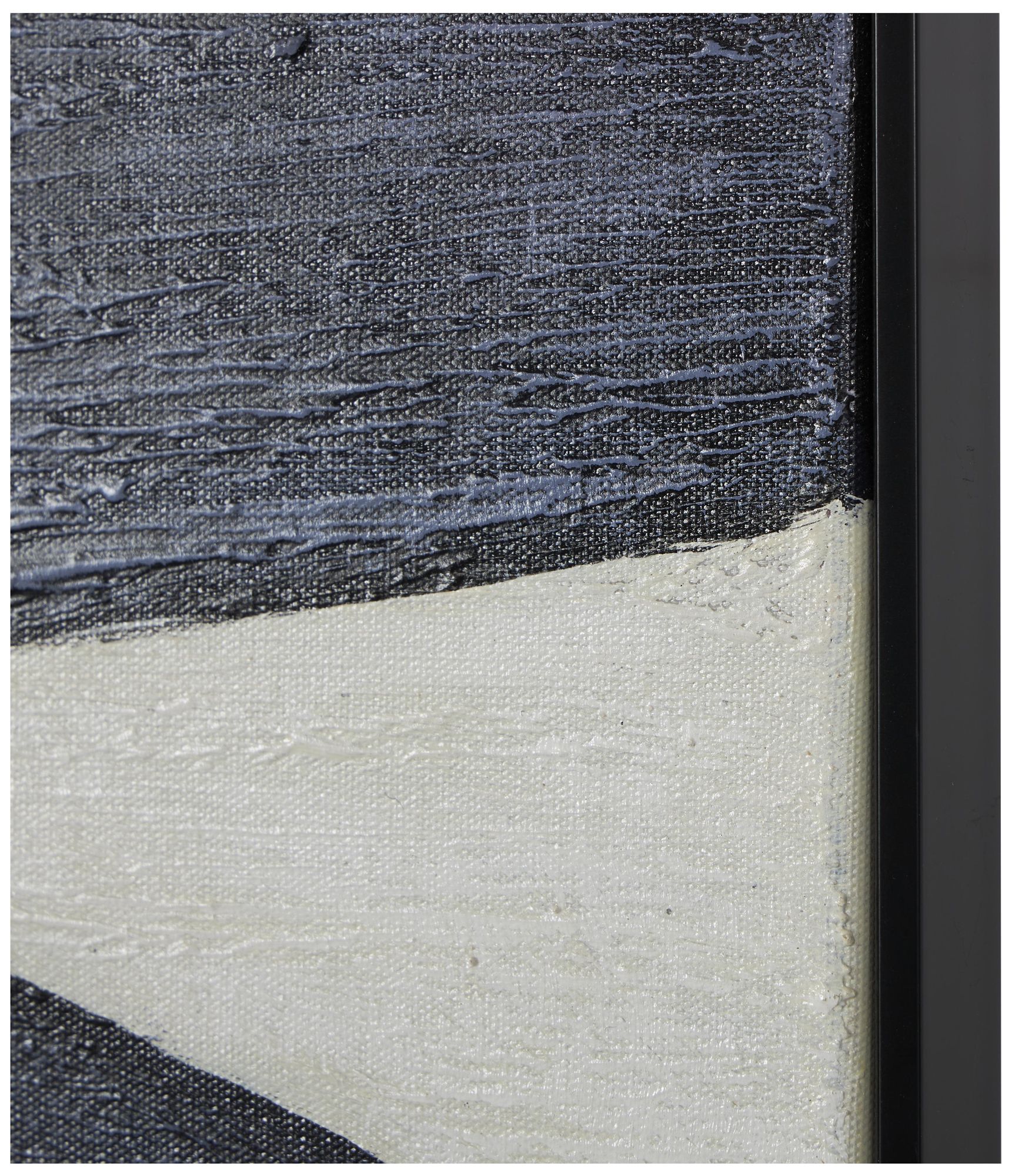 Image 3 Blue Canvas Contemporary Framed Wall Art, 30" x 2" x 39" more views