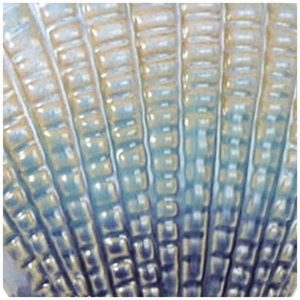Blue Ceramic Coastal Windchime, 12" x 3" x 35"