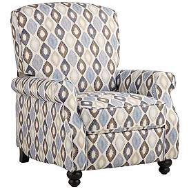 Image3 of Blue Diamond Push Back Recliner Chair