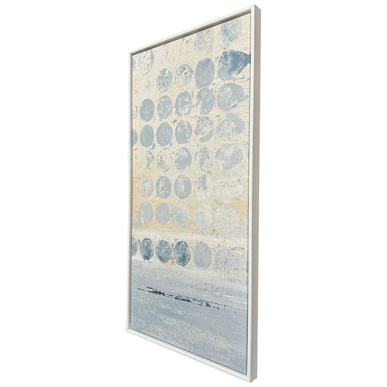 Image 2 Blue Dots I 26"W x 50"H Canvas more views