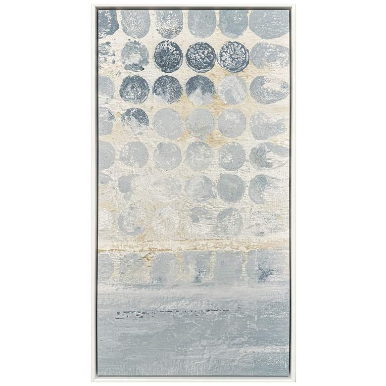 Image 1 Blue Dots II 26"W x 50"H Canvas