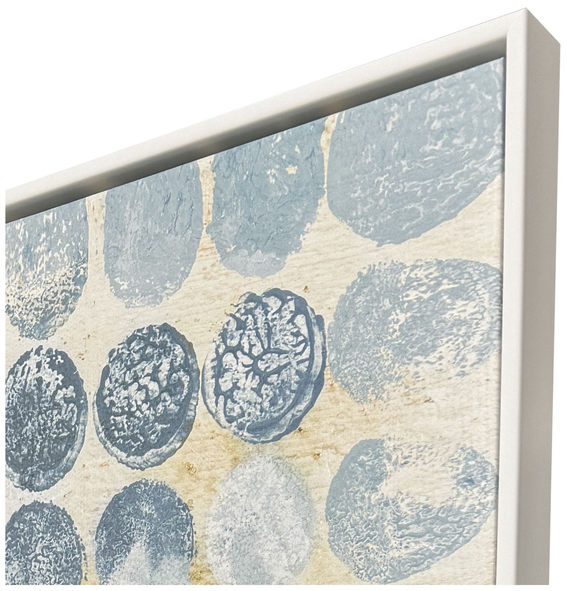 Image 3 Blue Dots II 26"W x 50"H Canvas more views