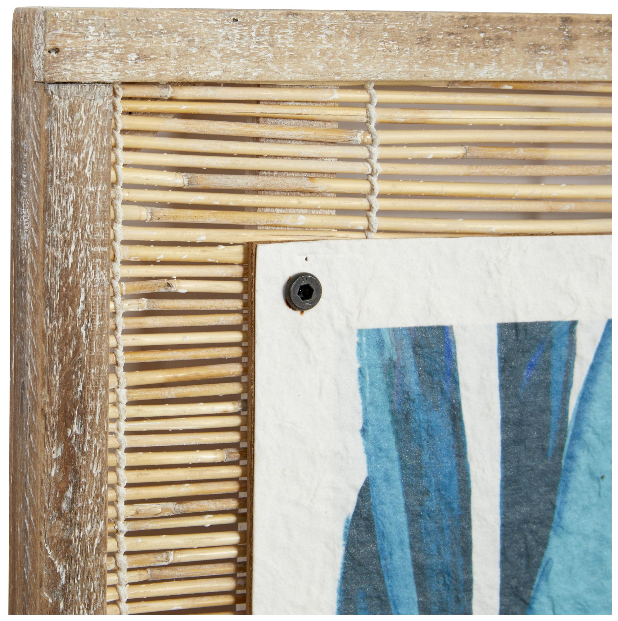 Image 2 Blue Dried Plant Eclectic Framed Wall Art, S/2 29"W, 29"H more views