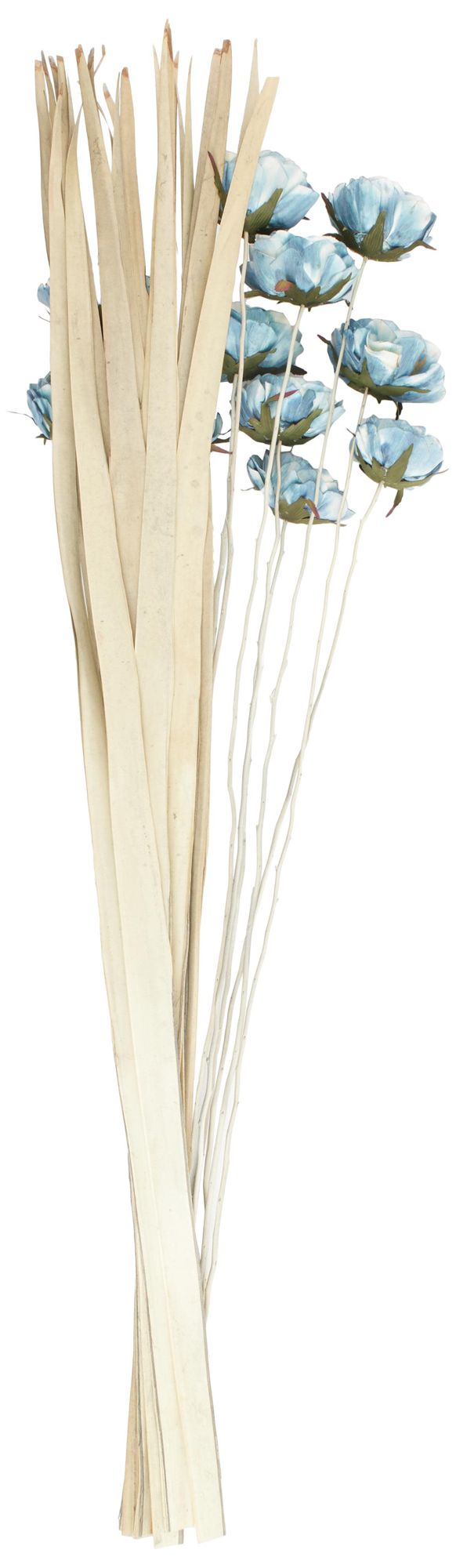 Image 5 Blue Dried Plant French Country Natural Foliage, 12" x 12" x 50" more views