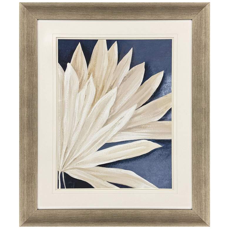 Image 1 Blue Dry Palms II 29"W x 35"H Coastal Framed Art