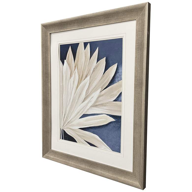 Image 2 Blue Dry Palms II 29"W x 35"H Coastal Framed Art more views
