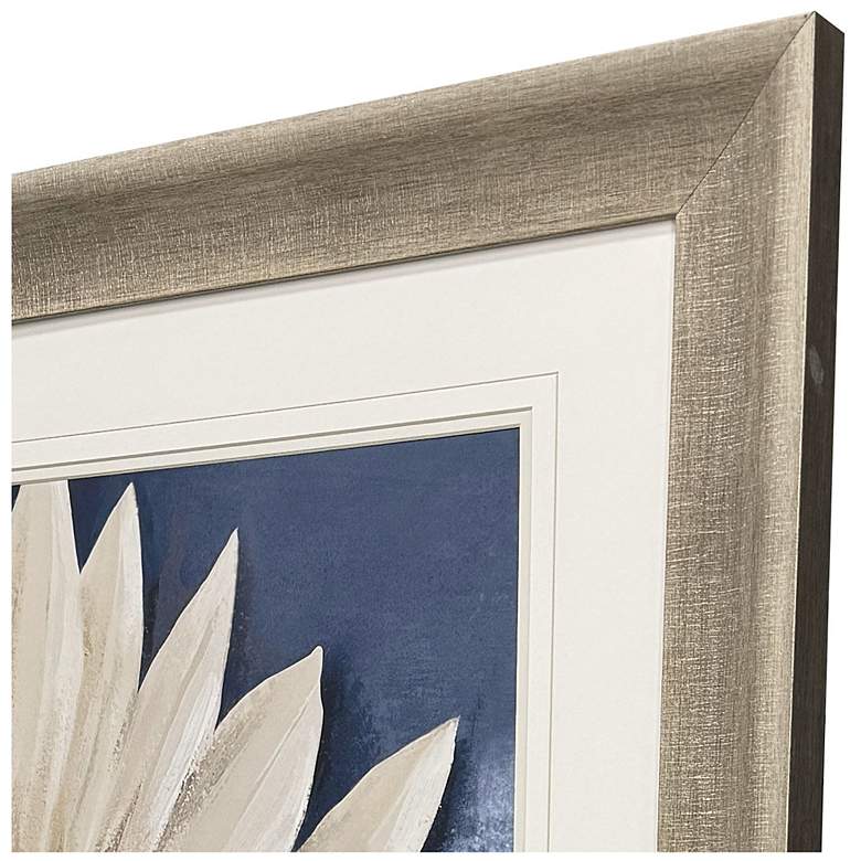 Image 3 Blue Dry Palms II 29"W x 35"H Coastal Framed Art more views
