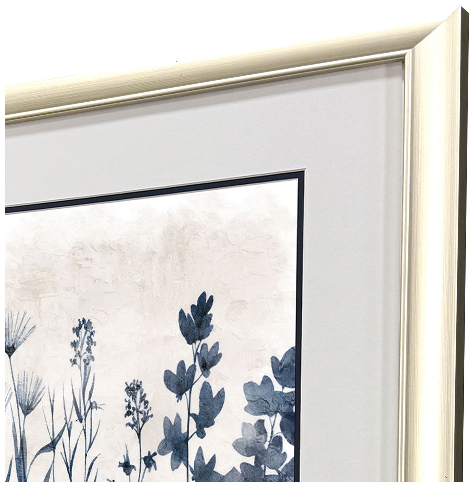 Image 3 Blue Dye 20"W x 26"H Modern Framed Art Set of 2 more views