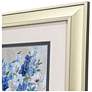 3_Blue Garden 10"W x 12"H Traditional Framed Art Set of 2 more views