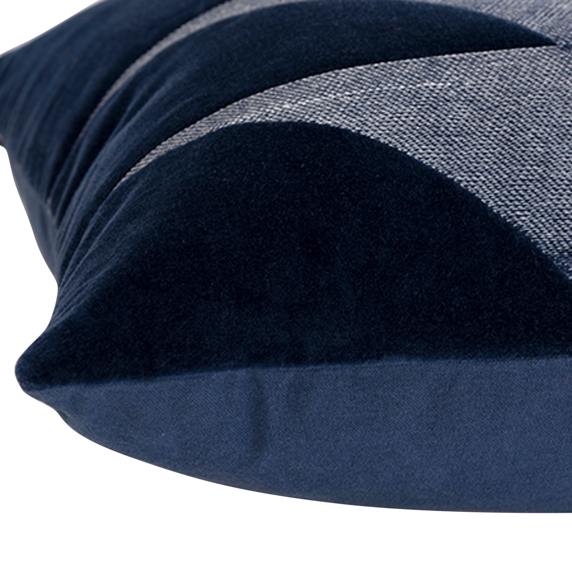 Image 2 Blue Geometric 20" x 20" Down Filled Throw Pillow more views