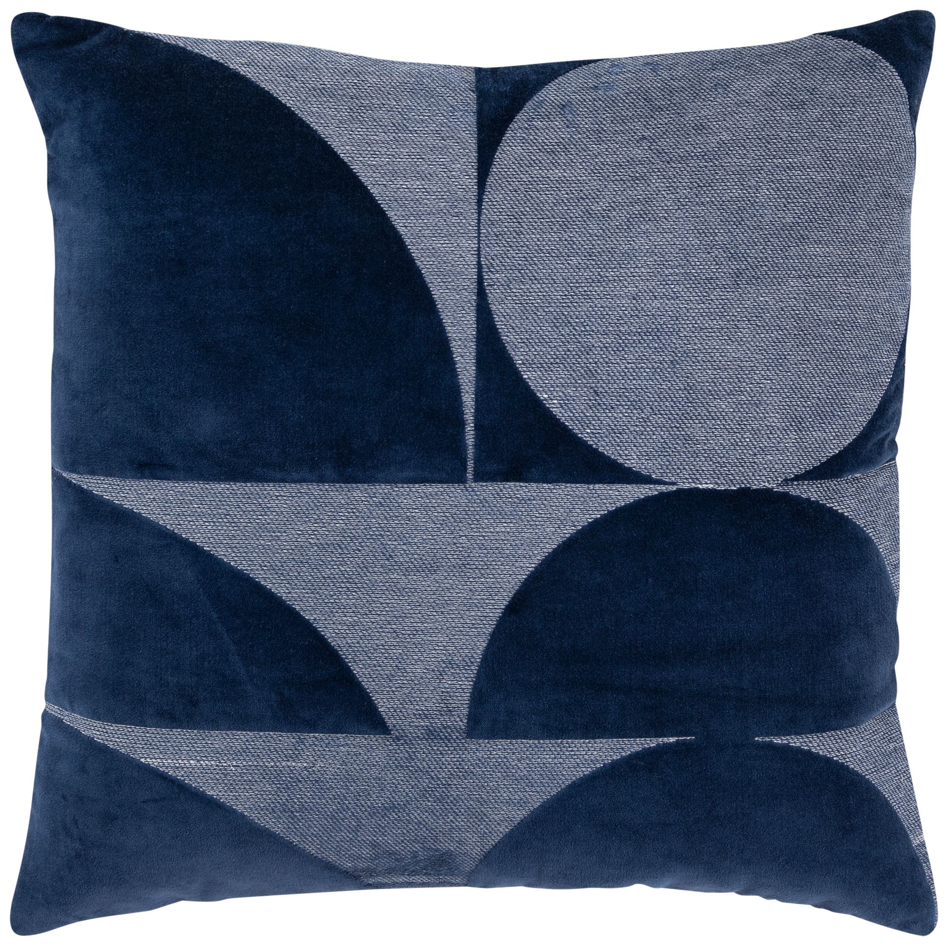 Blue Geometric 20 x 20 Poly Filled Throw Pillow 716T2 Lamps Plus