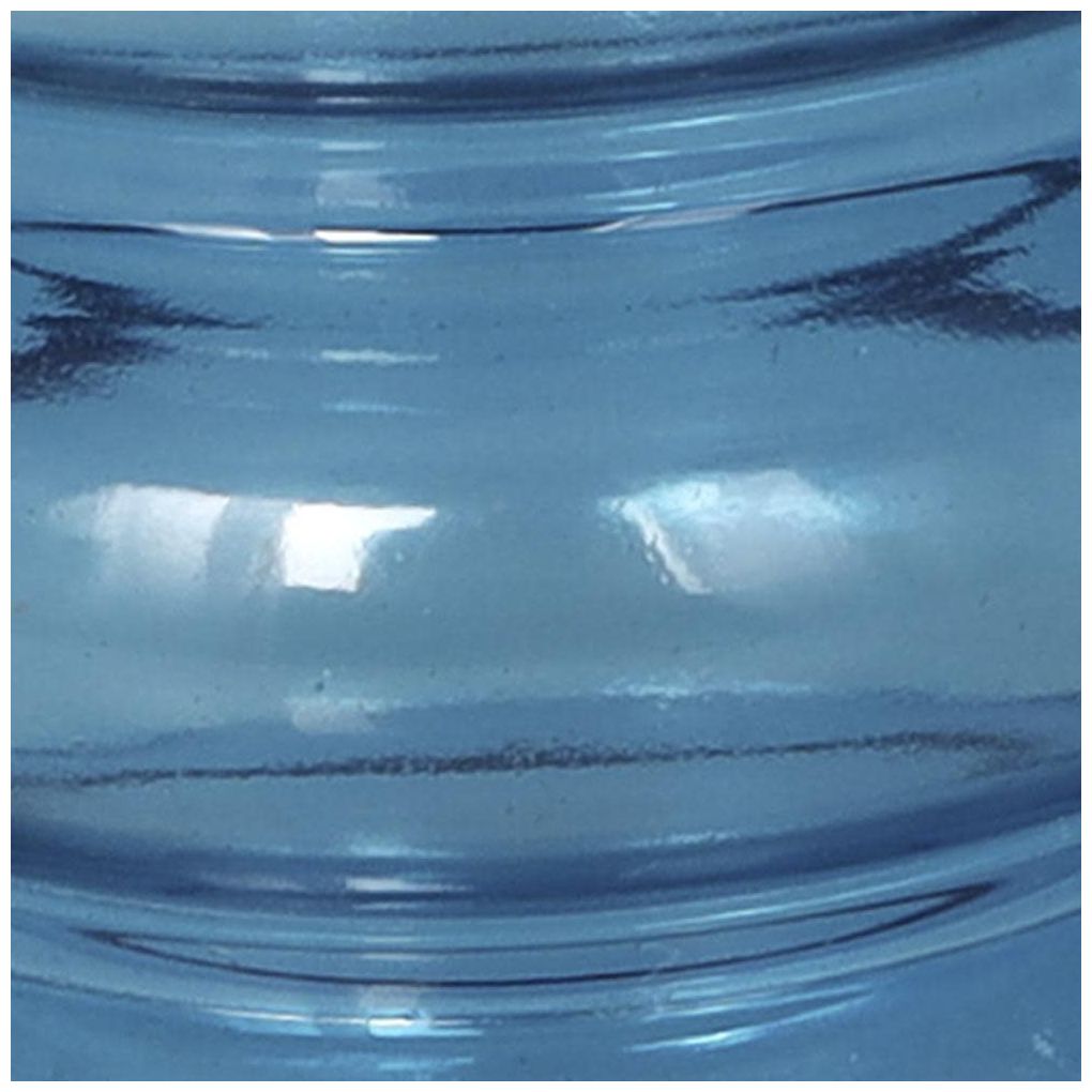Blue Glass Coastal Vase, S/2 13", 11"H
