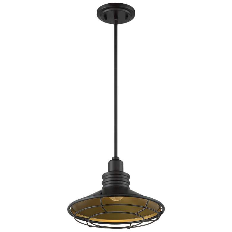 Image 1 Blue Harbor; 1 Light; Large Pendant Fixture; Dark Bronze Finish
