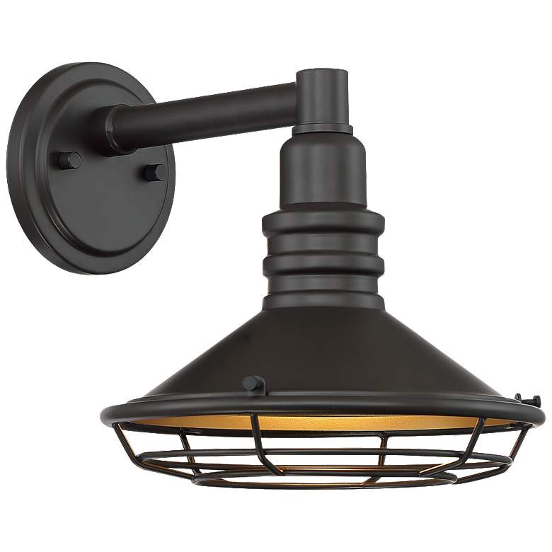 Image 1 Blue Harbor; 1 Light; Small Outdoor Wall Sconce; Dark Bronze Finish