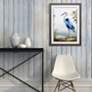 2_Blue Heron 27"W x 36"H Framed Art more views