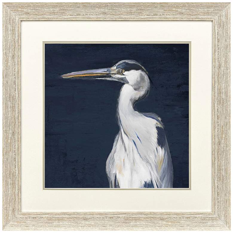 Image 1 Blue Heron II 30"W x 30"H Framed Art