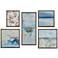 Blue Horizon Gallery 5-Piece Framed Canvas Wall Art Set