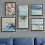 Blue Horizon Gallery 5-Piece Framed Canvas Wall Art Set