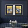 4_Blue Iris II 20"W x 26"H Framed Art Set of 2 more views