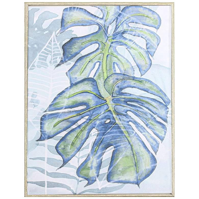 Image 3 Blue Lavrelli I 25" High Rectangular Framed Wall Art