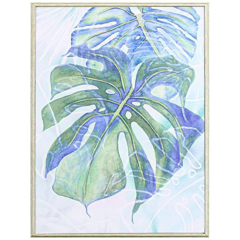 Image 3 Blue Lavrelli II 25 inch High Rectangular Framed Wall Art