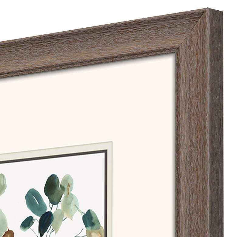 Image 4 Blue Leaves Branch 23"W x 23"H Framed Art Set of 2 more views